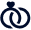 Minimalist blue and black design